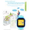 Купить Детские смарт часы с GPS трекером и видеозвонком DF33 4G голубые