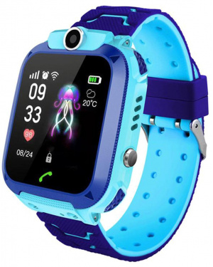 Детские смарт часы с трекером Q12 Blue