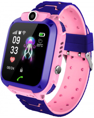 Дитячий смарт годинник з трекером Q12 Pink