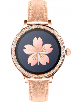 Купить Фитнес браслет M8 Leather Gold в Украине