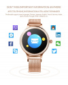 Купить Фитнес браслет M8 Leather Gold