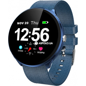 Фитнес браслет V12 blue