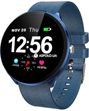 Фитнес браслет V12 blue