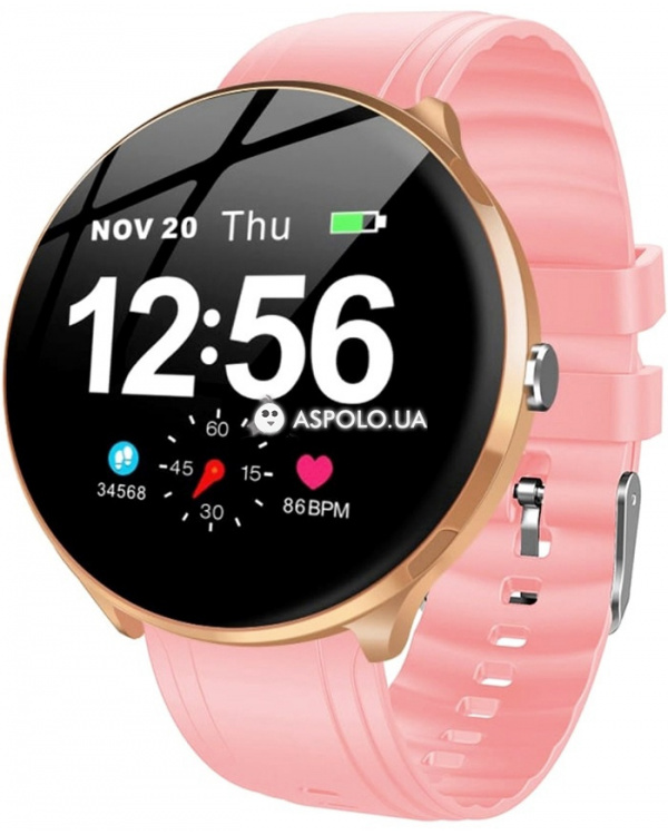 Фитнес браслет V12 pink