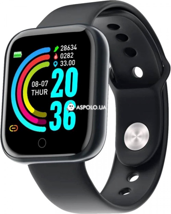 Фитнес браслет Y68 black