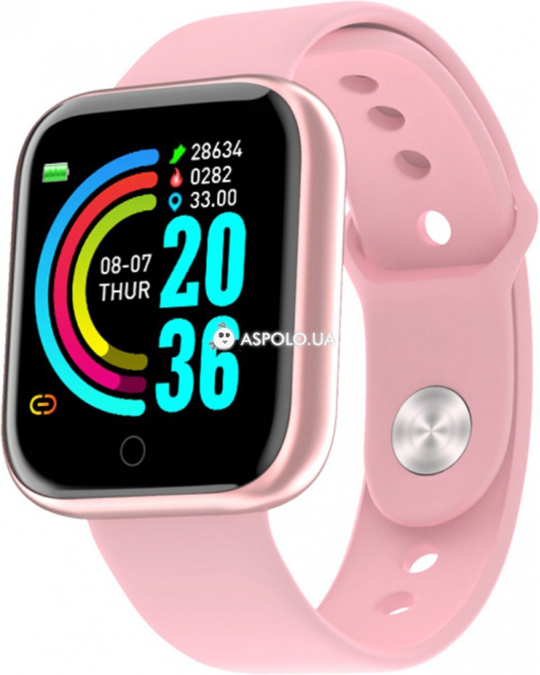 Фитнес браслет Y68 pink