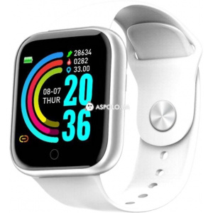 Фитнес браслет Y68 white