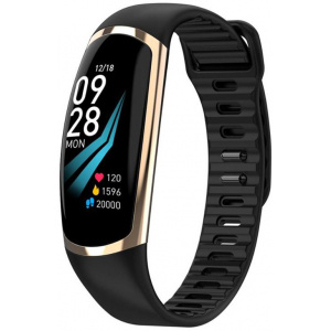 Фитнес браслет R16 Gold Black