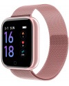 Купить Смарт часы T80 Pink (2 ремешка)
