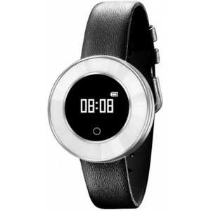 Фитнес браслет X6 Girl Leather Black-white