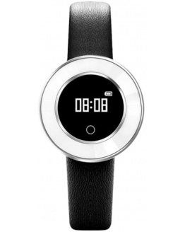 Купить Фитнес браслет X6 Girl Leather Black-white в Украине