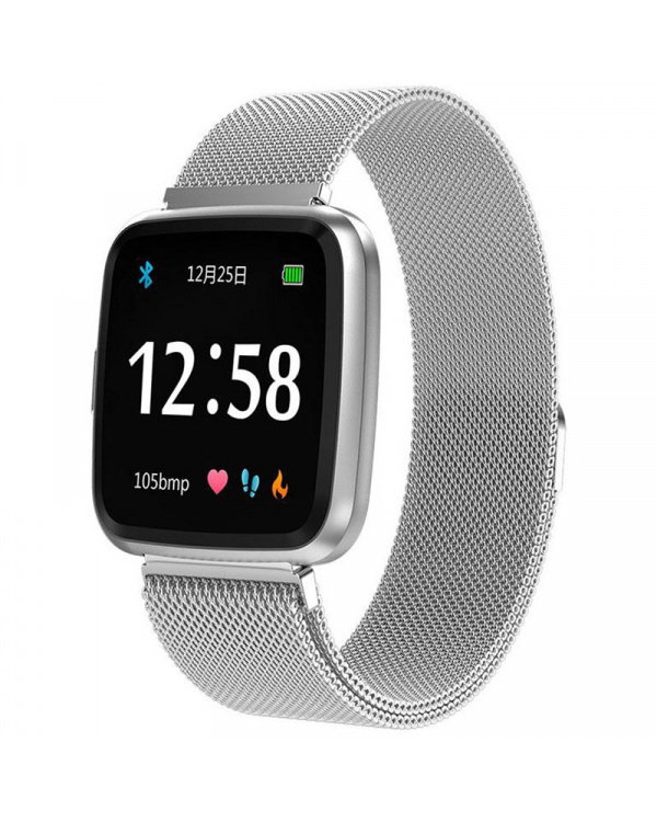 Фитнес браслет Y7P Silver Metal