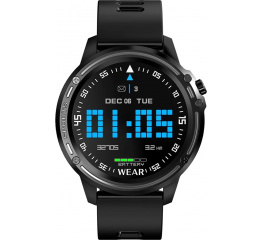 Купить Смарт часы Microwear L8 с ЭКГ Black в Украине