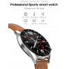 Купить Смарт часы с ЭКГ Microwear L7 Leather Silver