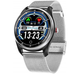 Купить Смарт часы с тонометром и ЭКГ MX9 Silver