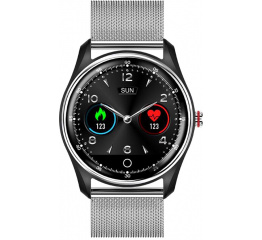 Купить Смарт часы с тонометром и ЭКГ MX9 Silver в Украине