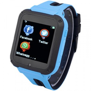 Детские cмарт часы с GPS трекером G3 blue