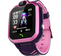 Купить Детские смарт часы G7 pink в Украине