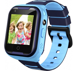 Купить Детские смарт часы с GPS трекером A36E 4G blue