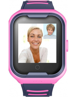 Купить Детские смарт часы с GPS трекером A36E 4G pink в Украине
