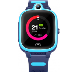 Купить Детские смарт часы с GPS трекером A81 4G blue в Украине
