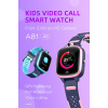 Купить Детские смарт часы с GPS трекером A81 4G pink