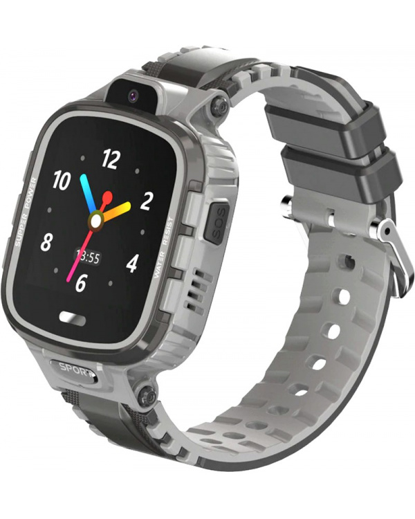 Детские смарт часы с GPS трекером DF45 grey