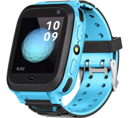 Детские смарт часы с GPS трекером F3 blue