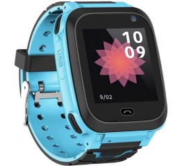 Детские смарт часы с GPS трекером F3 blue