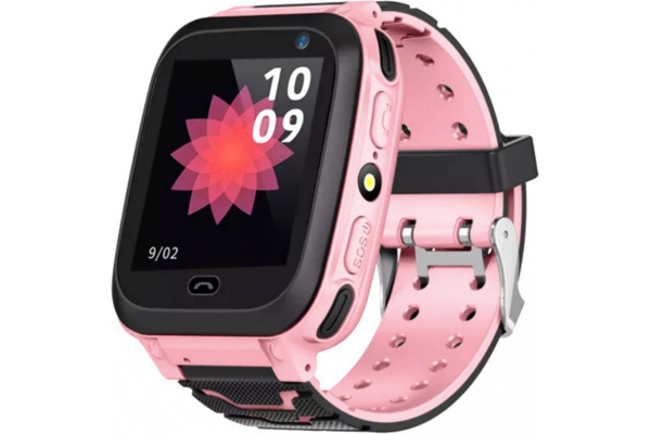 Детские смарт часы с GPS трекером F3 pink