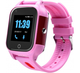 Купить Детские смарт часы с GPS трекером FA28 4G pink