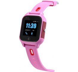 Купить Детские смарт часы с GPS трекером FA28 4G pink в Украине