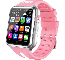 Купить Детские смарт часы с GPS трекером H1 4G (2 ядра) pink