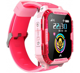 Купить Детские смарт часы с GPS трекером K22 4G pink