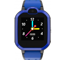 Детские смарт часы с GPS трекером Lemfo LT05 4G blue