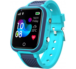 Купить Детские смарт часы с GPS трекером LT21 4G blue