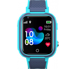 Купить Детские смарт часы с GPS трекером LT21 4G blue в Украине