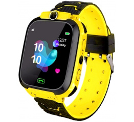 Купить Детские смарт часы с трекером Q12 Yellow