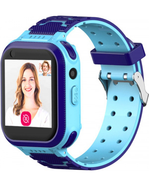 Детские смарт часы с GPS трекером T3 4G blue