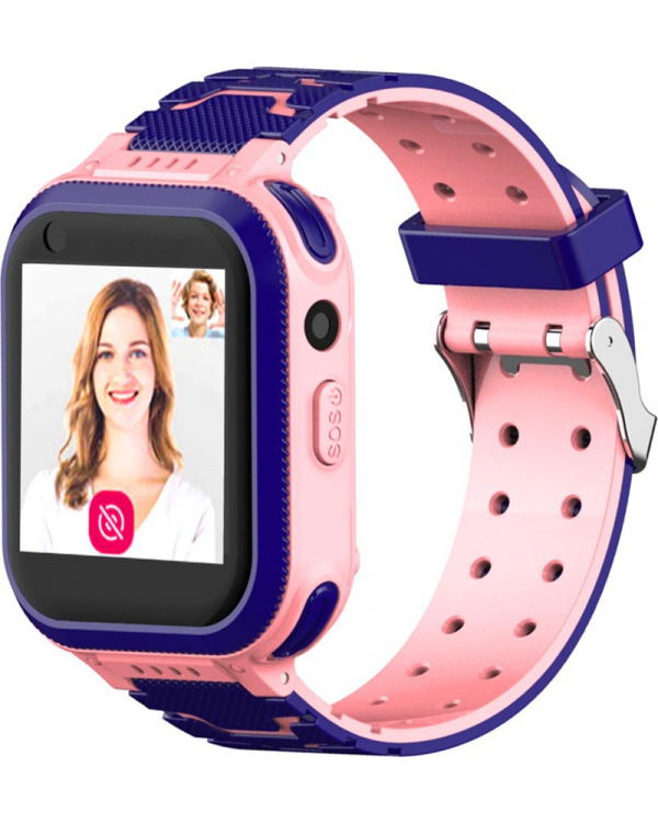 Детские смарт часы с GPS трекером T3 4G pink