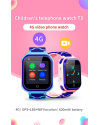 Купить Детские смарт часы с GPS трекером T3 4G pink