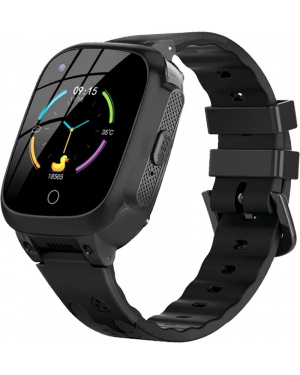 Детские смарт часы с GPS трекером, камерой и термометром T8 4G black