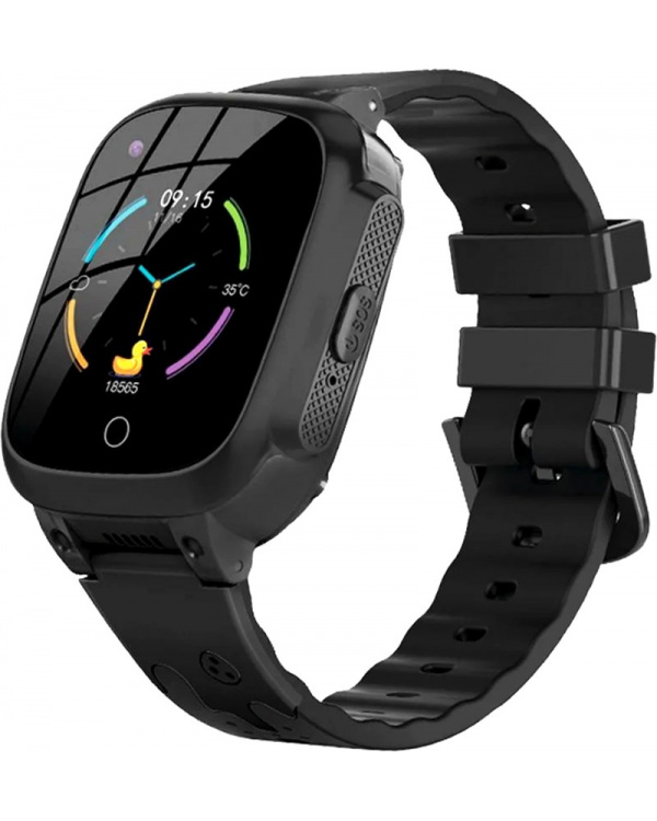 Детские смарт часы с GPS трекером, камерой и термометром T8 4G black