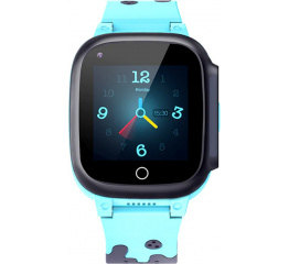 Детские смарт часы с GPS трекером Lemfo T75 4G blue