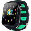 Купить Детские смарт часы с GPS трекером V5K black-green