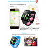 Купить Детские смарт часы с GPS трекером V5K black-pink