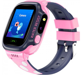Детские смарт часы с GPS трекером Y92 pink