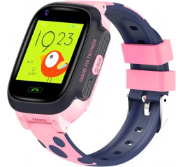 Детские смарт часы с GPS трекером Y95 4G pink