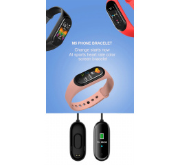 Купить Фітнес браслет M5 orange в Украине