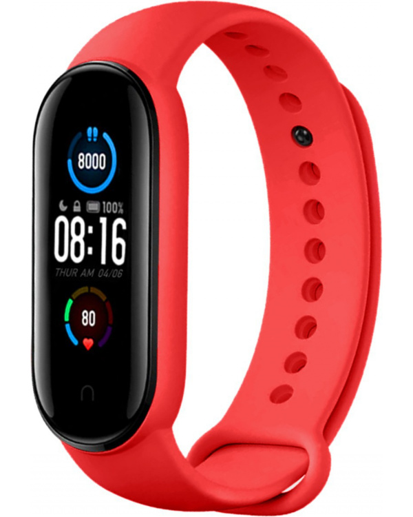 Фитнес браслет M5 red